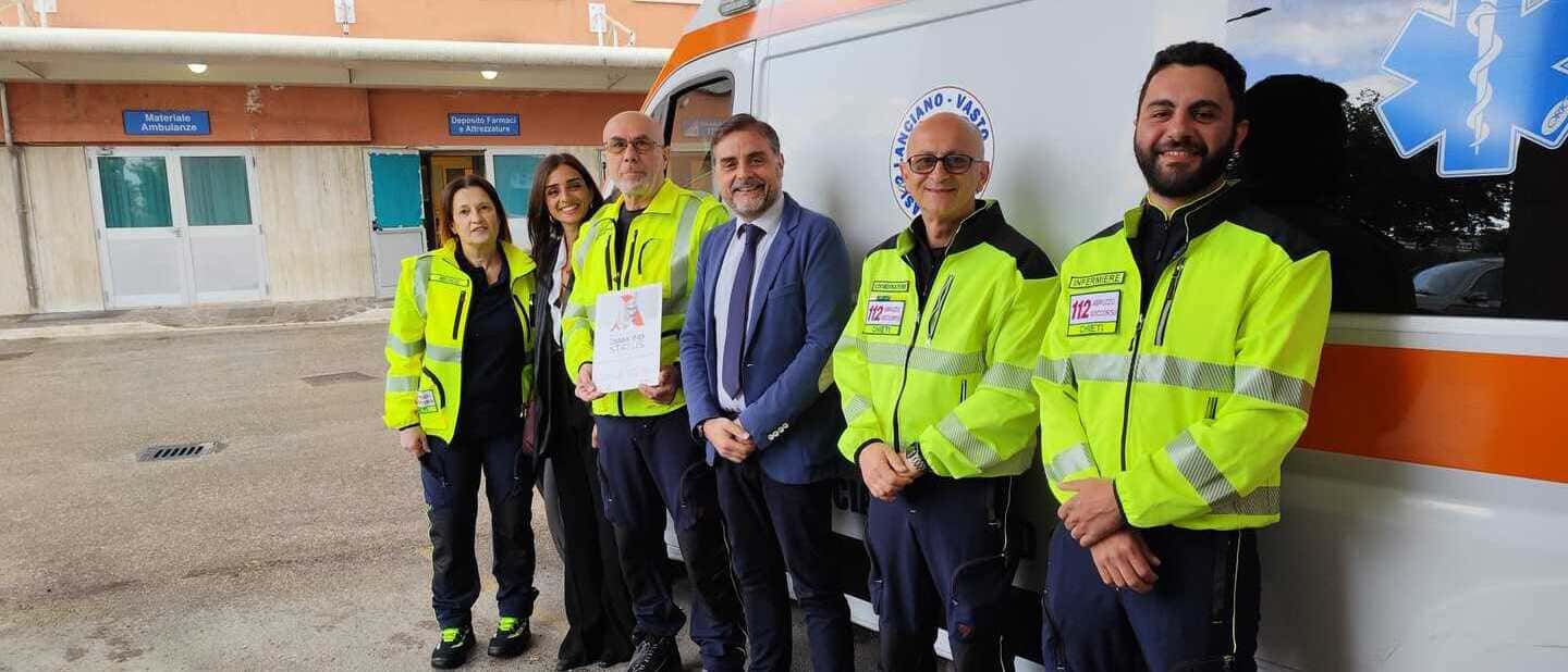 Efficienza nella gestione dell’ictus, premiato il 118 di Chieti