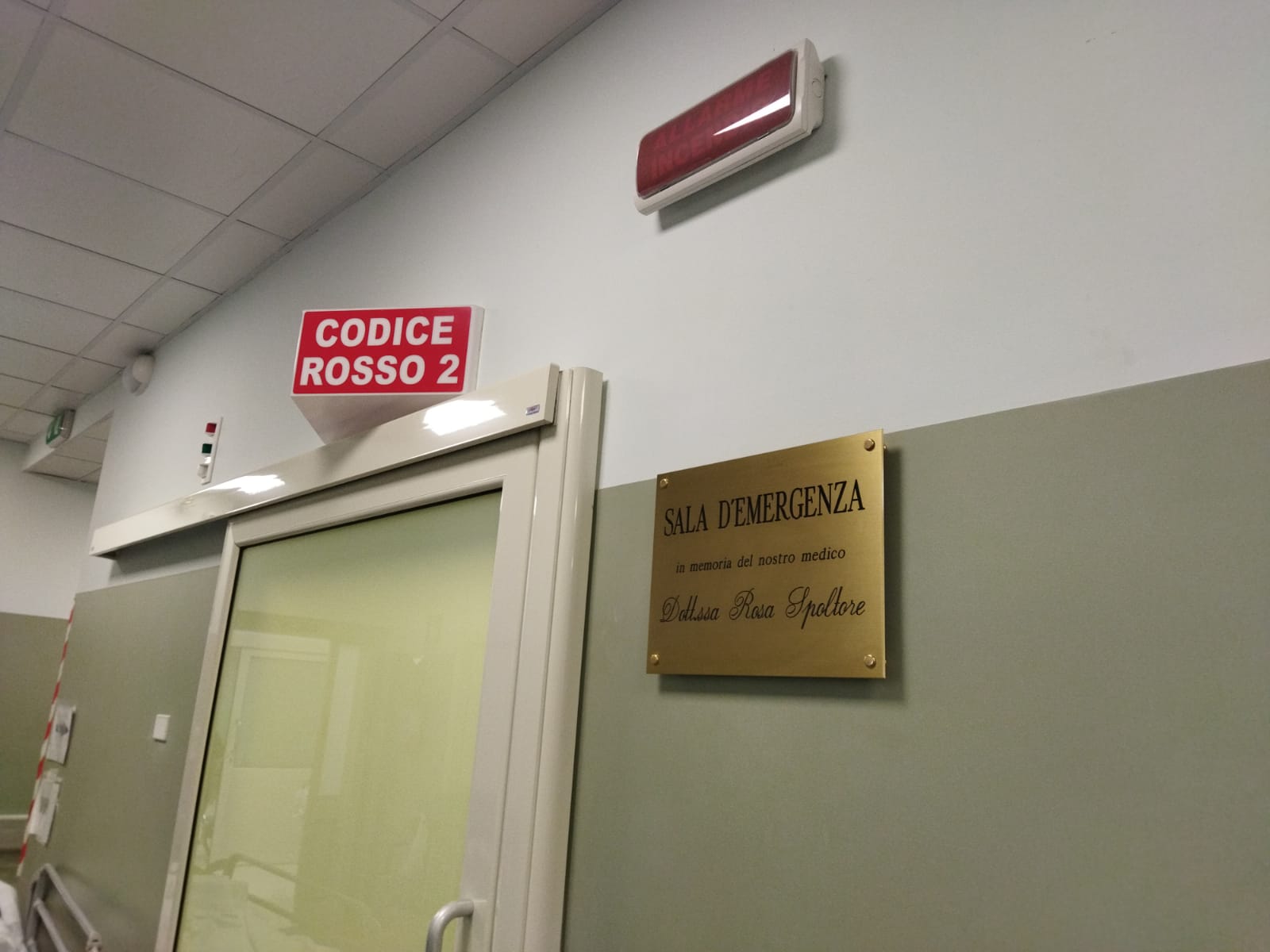 Lanciano, sala di emergenza del pronto soccorso dedicata alla compianta Rosa Spoltore