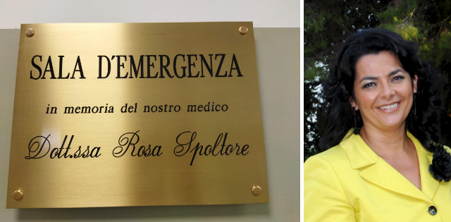 Lanciano, sala di emergenza del pronto soccorso dedicata alla compianta Rosa Spoltore