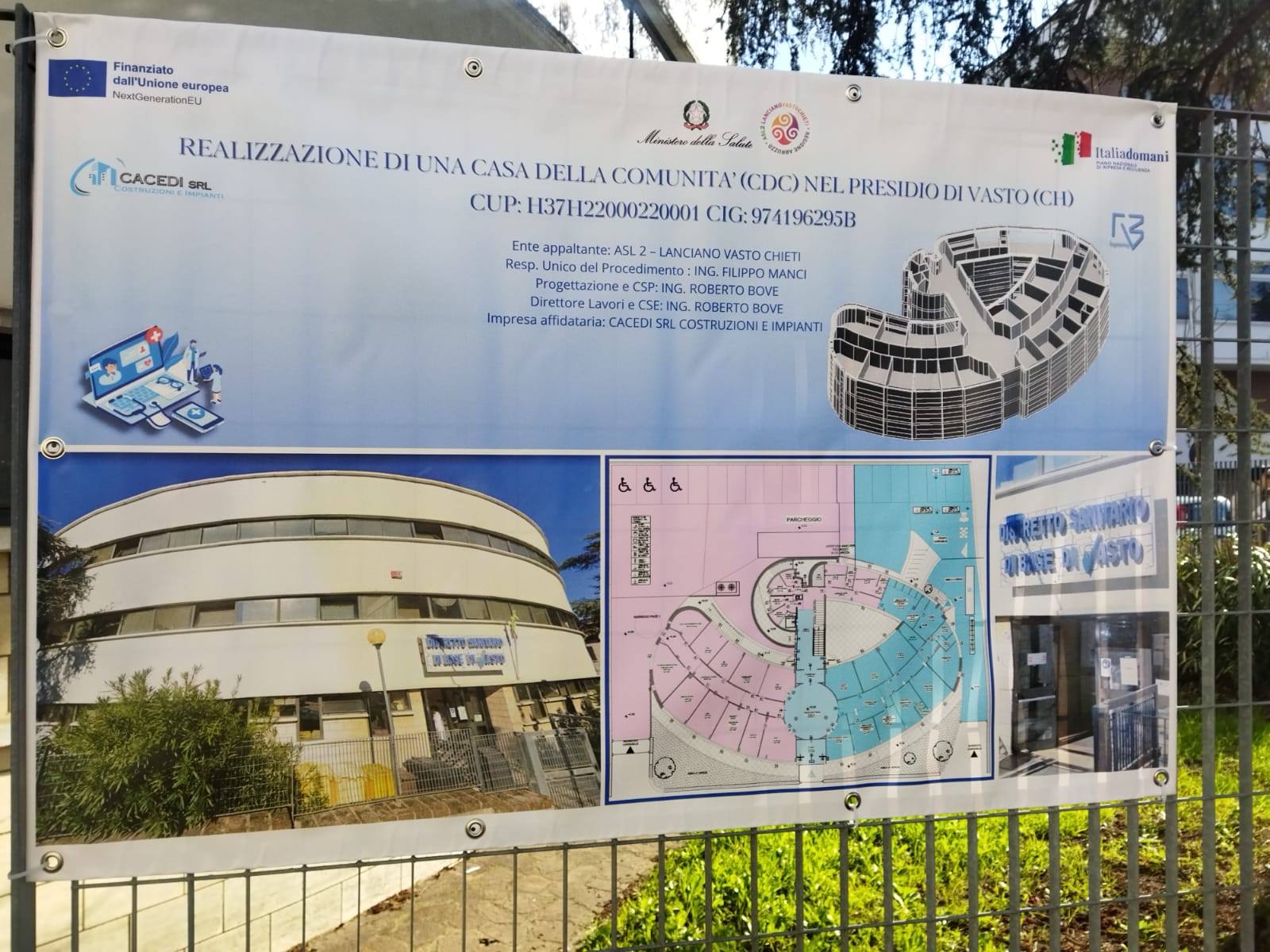 Realizzazione della casa di comunità nel presidio di Vasto